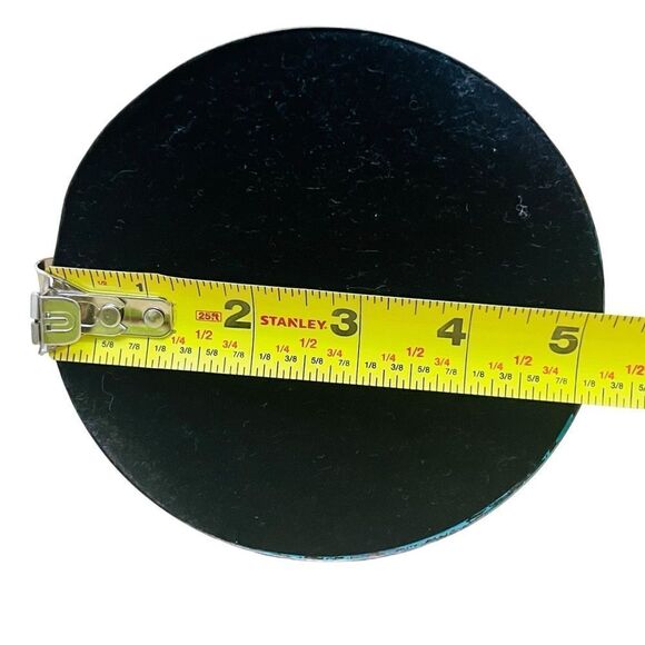 Vintage Pair Palm Tree Candles Holders Metal Patinated Palm Tree Candle - Picture 9 of 9